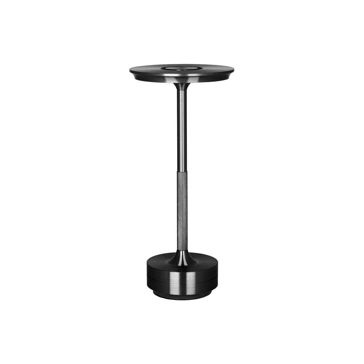 1000182 Tablekraft Ambience Stella Cordless LED Table Lamp Oxide Black 130x275mm Tomkin Australia Hospitality Supplies