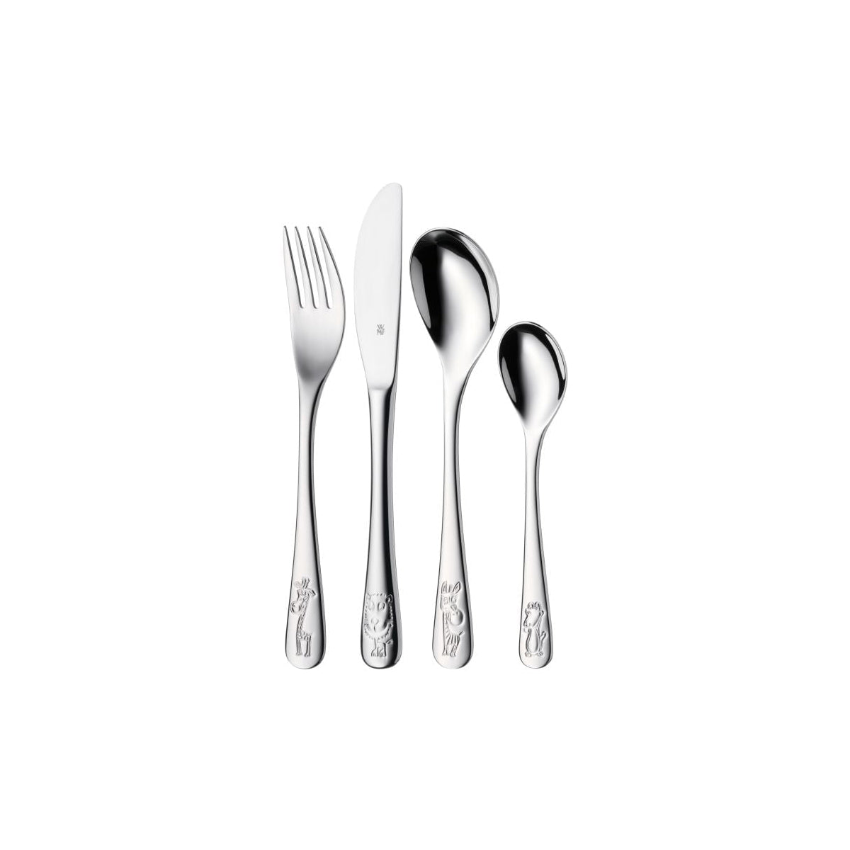 Safari 4pc Chiildren&#39;s Cutlery Set