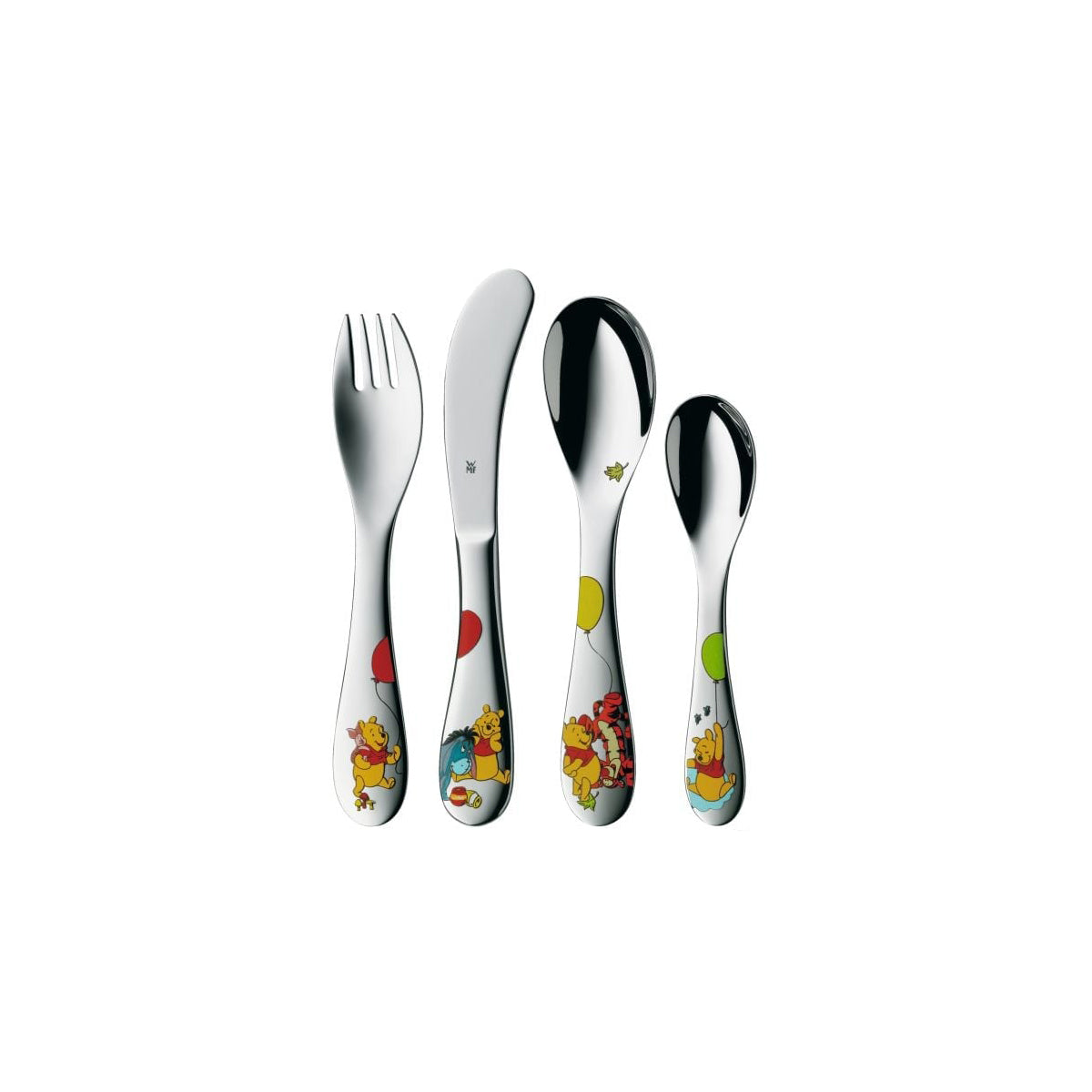 Winnie the Pooh 4pc Chiildren&#39;s Cutlery Set - DISCONTINUED BY SUPPLIER