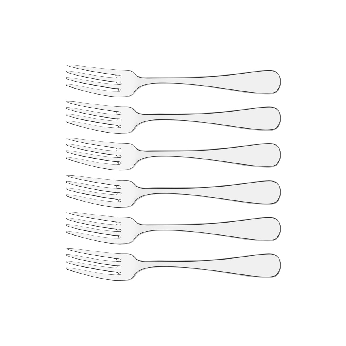 Gable Cake Fork Set 8pc