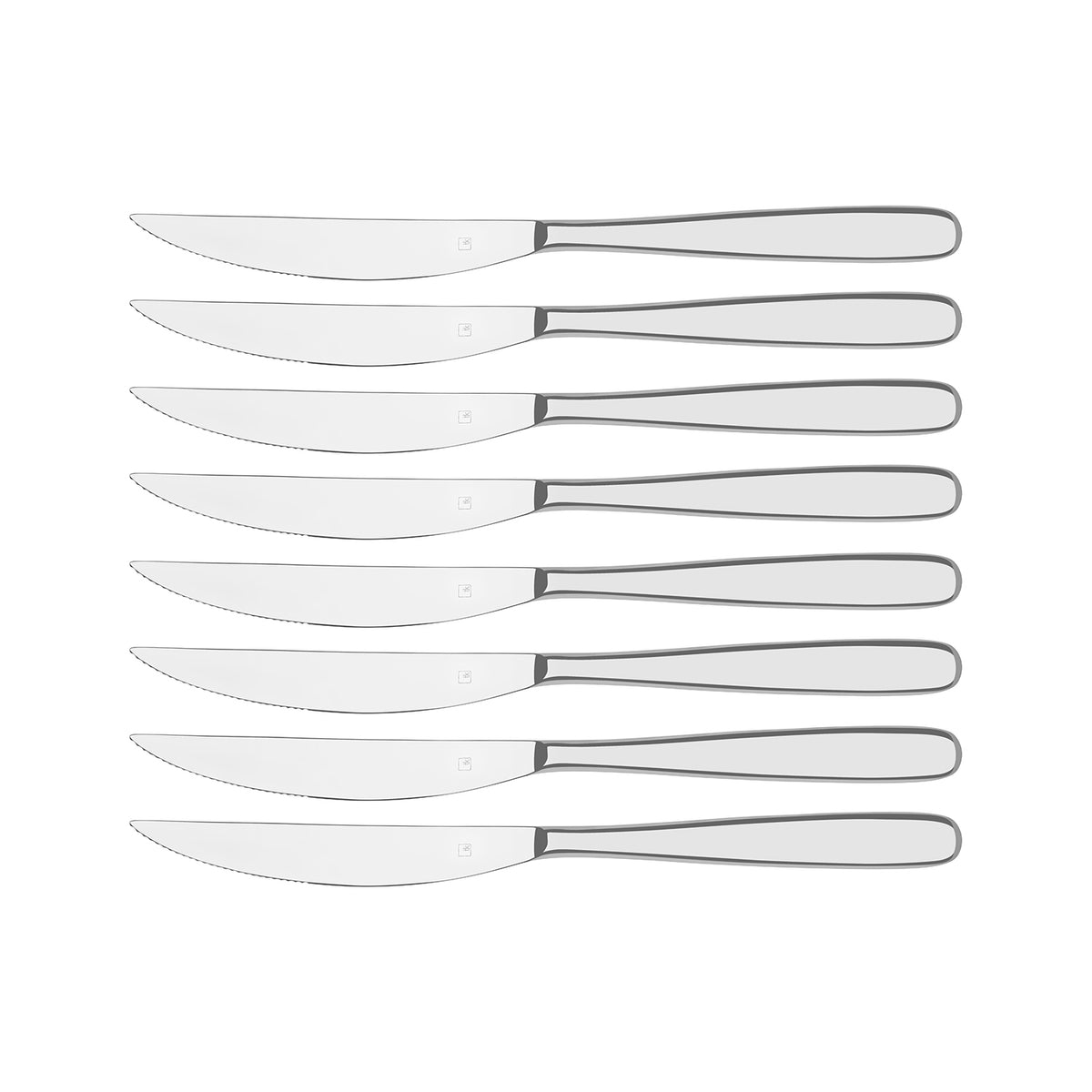 12600-118 Tablekraft Aero Dawn Steak Knife Set 8pc Tomkin Australia Hospitality Supplies