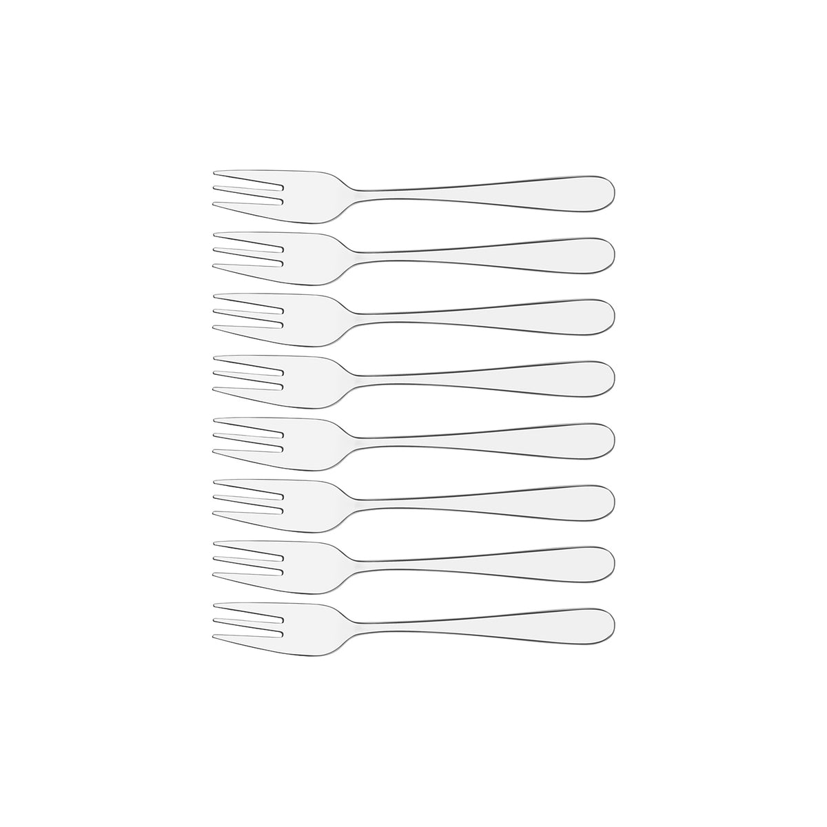 17600-103 Tablekraft Luxor Cake Fork Set 8pc Tomkin Australia Hospitality Supplies