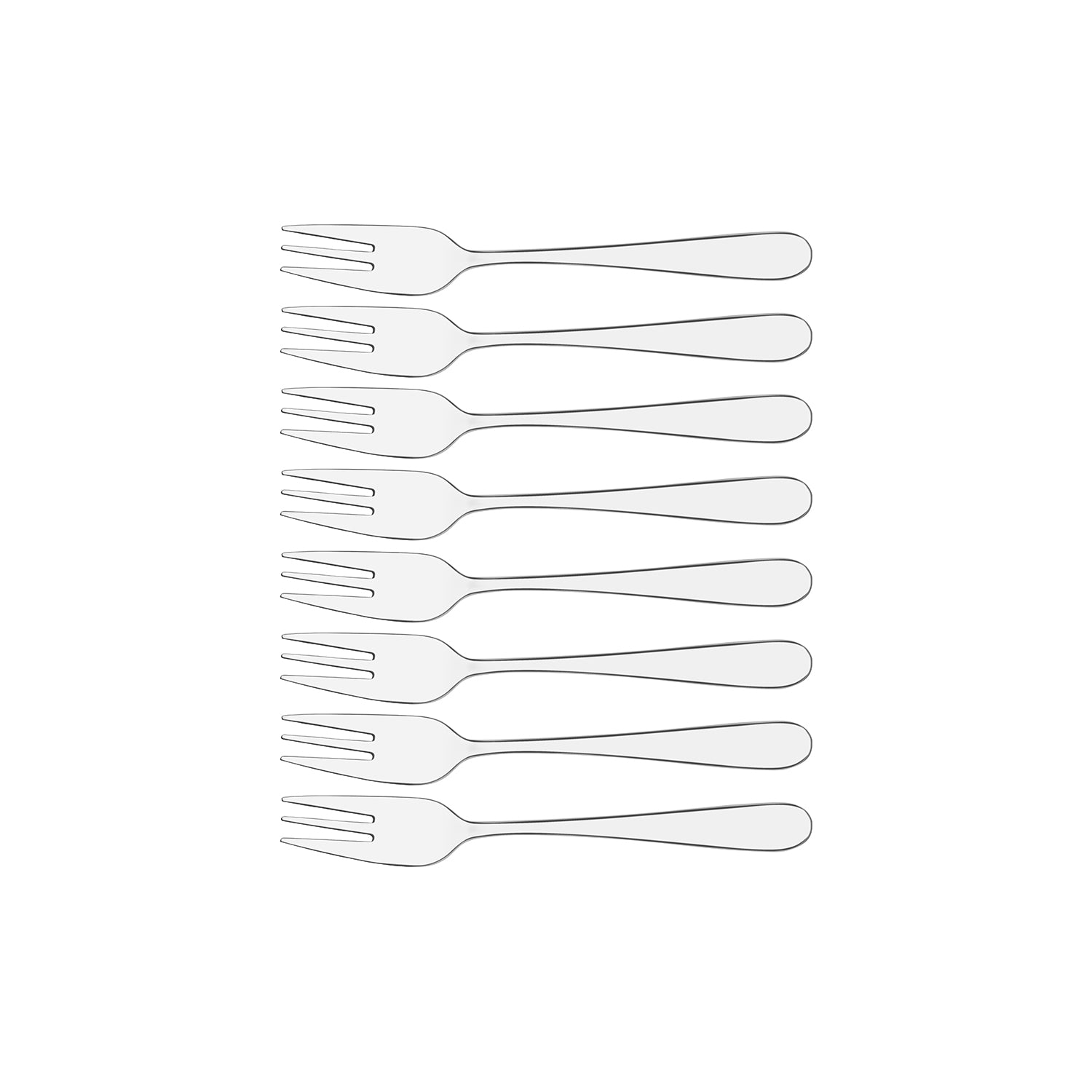 17600-103 Tablekraft Luxor Cake Fork Set 8pc Tomkin Australia Hospitality Supplies