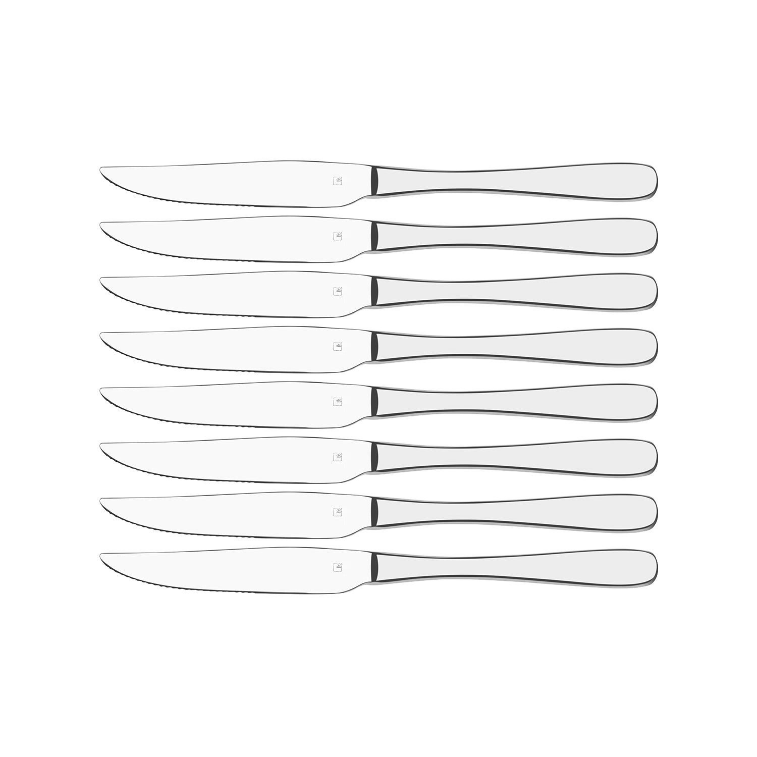 17600-118 Tablekraft Luxor Steak Knive Set 8pc Tomkin Australia Hospitality Supplies
