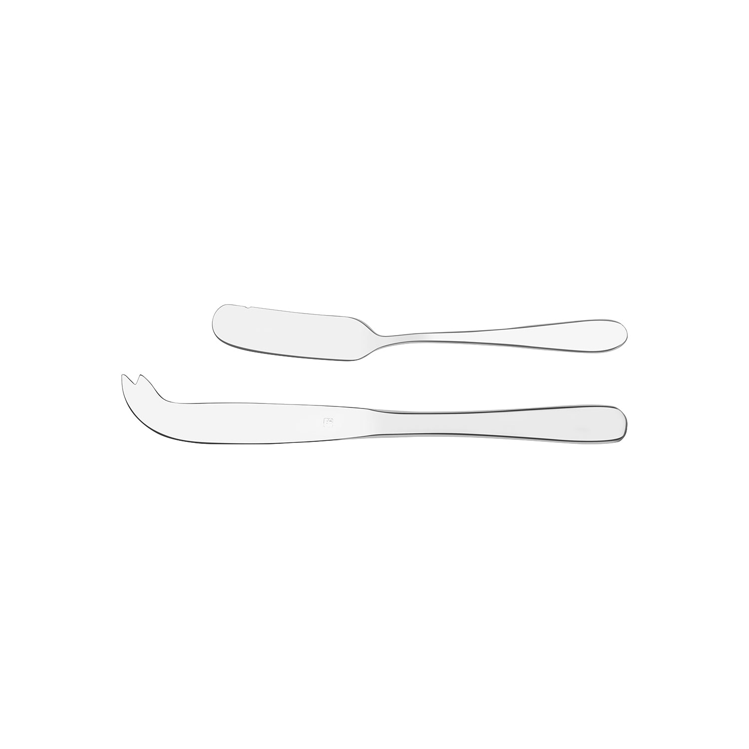 17600-19 Tablekraft Luxor Cheese and Butter Knife Set 2pc Tomkin Australia Hospitality Supplies