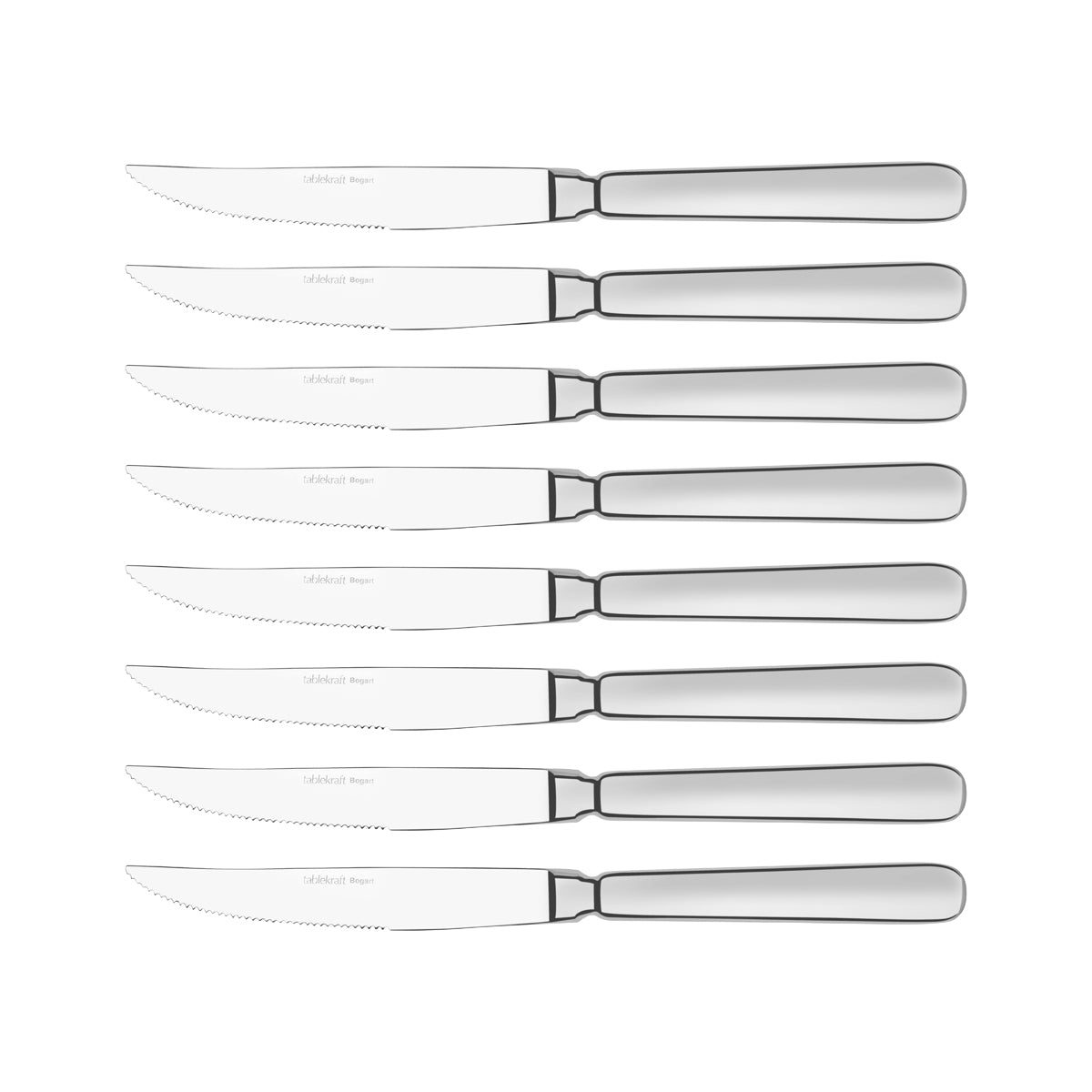 18500-118 Tablekraft Bogart Steak Knive Set 8pc Tomkin Australia Hospitality Supplies
