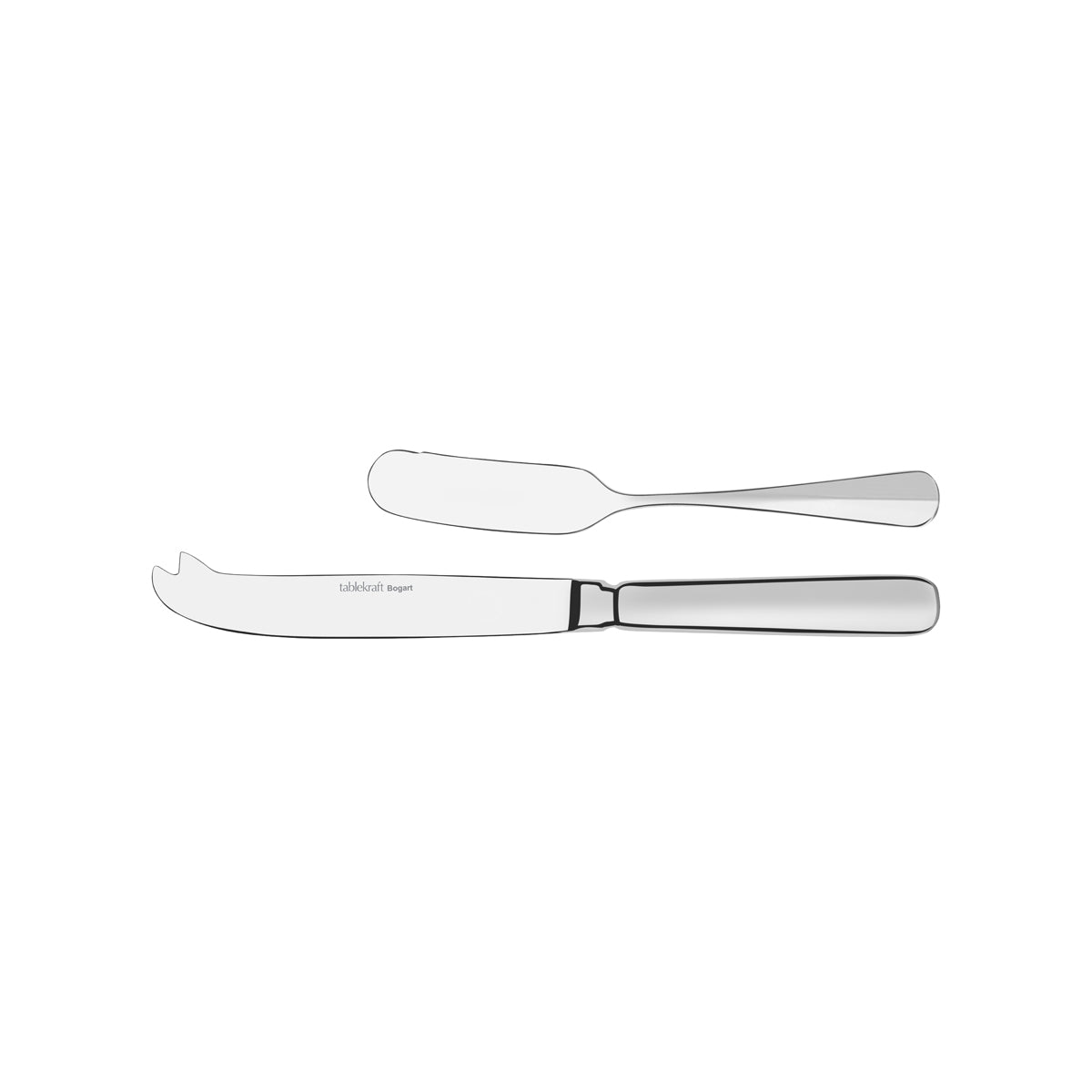 18500-19 Tablekraft Bogart Cheese and Pate Knive Set 2pc Tomkin Australia Hospitality Supplies