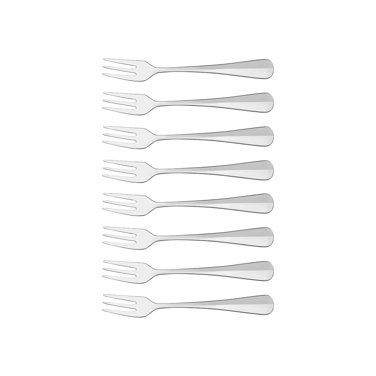 18500-20 Tablekraft Bogart Oyster Fork Set 8pc Tomkin Australia Hospitality Supplies