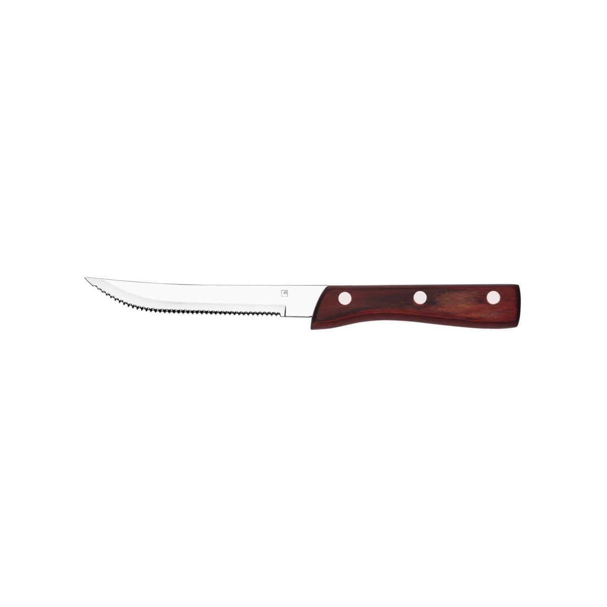 20676-8 Tablekraft Steak Knive Jumbo Pointed Tip Pakkawood Set 8pc Tomkin Australia Hospitality Supplies