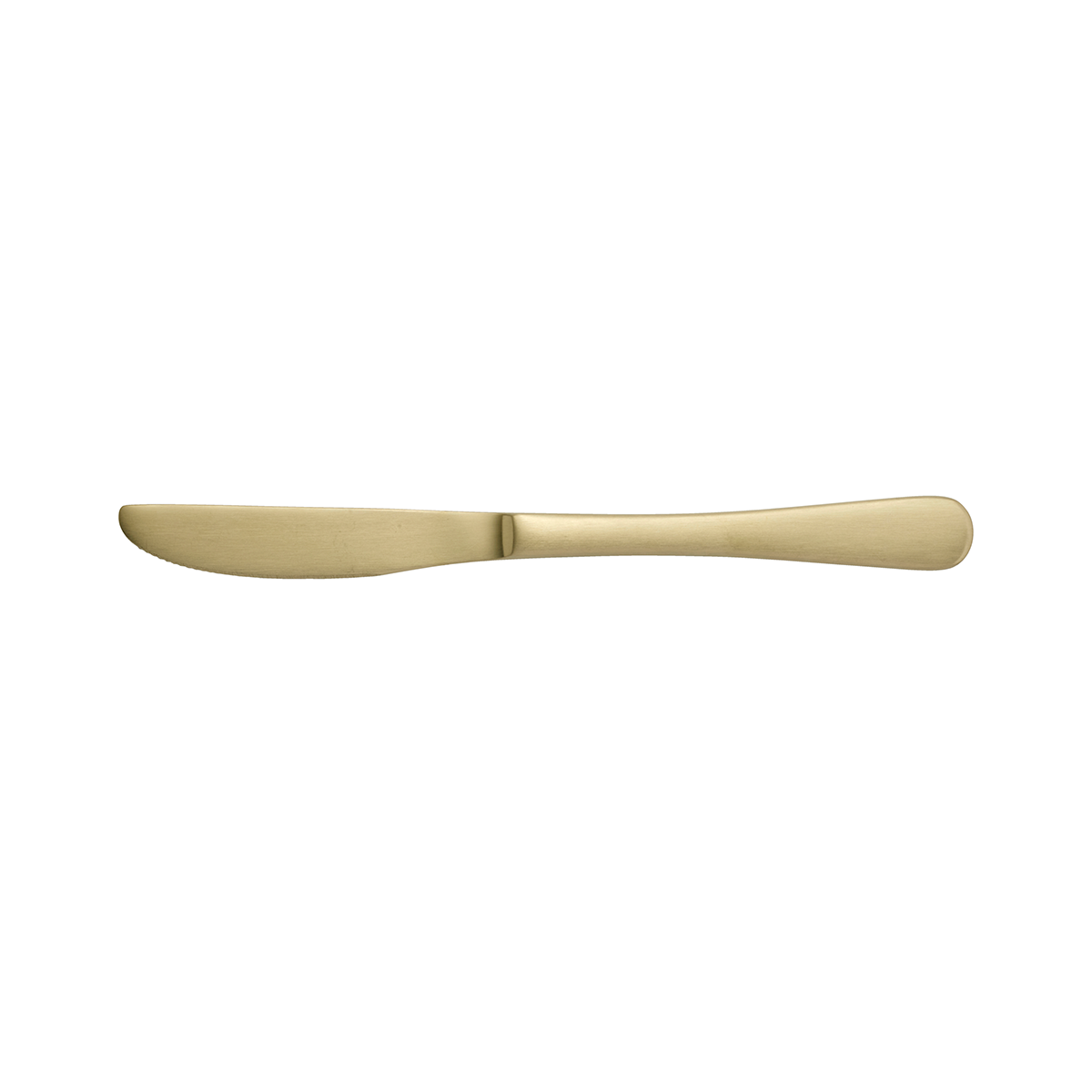 Luxor Champagne Satin Dessert Knife Solid 205mm