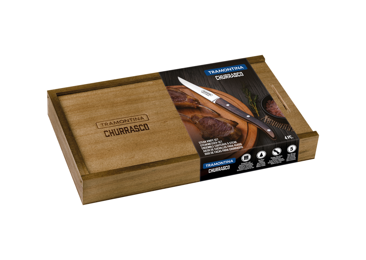 Churrasco Paisano Premium Cutlery 4 Piece Set