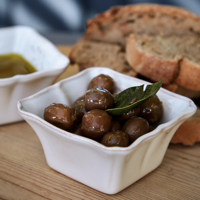 300015 Costa Nova Alentejo White Square Bowl 123mm / 360ml Tomkin Australia Hospitality Supplies