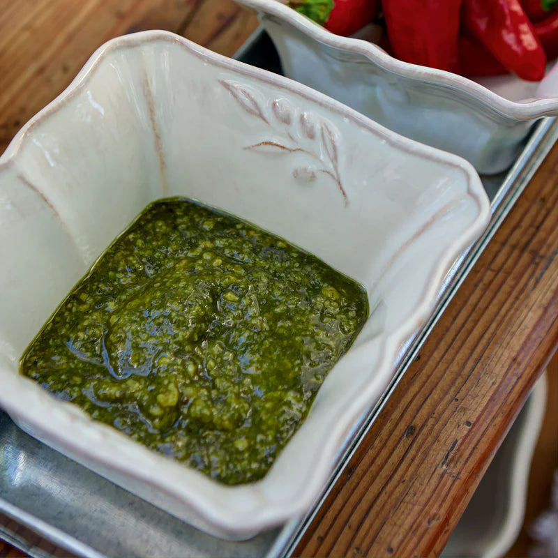 300016 Costa Nova Alentejo White Square Ramekin 101mm / 150ml Tomkin Australia Hospitality Supplies