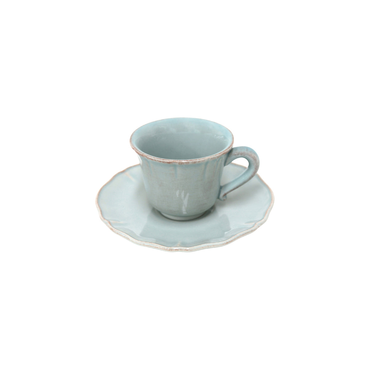 Alentejo Turquoise Espresso Cup &amp; Saucer Set 90ml