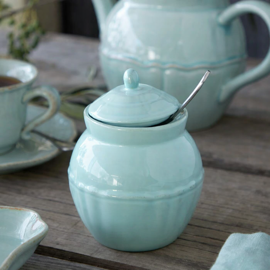Alentejo Turquoise Sugar Bowl 390ml