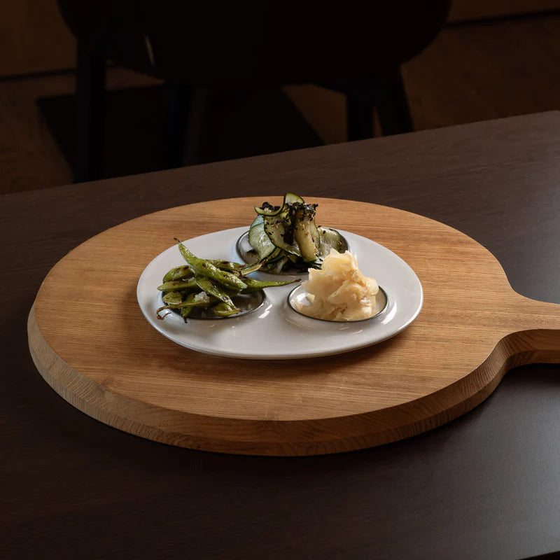 300102 Costa Nova Âmbar Salt of the Sea Round 3 Section Platter 202mm Tomkin Australia Hospitality Supplies