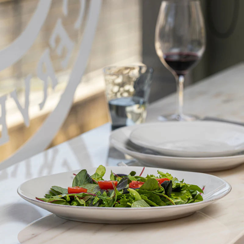 300136 Costa Nova Aparte White Oval Platter 197x140mm Tomkin Australia Hospitality Supplies