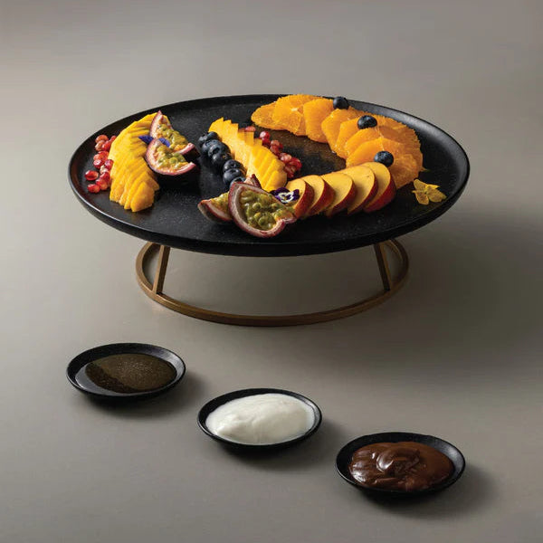 Boutique Constellation Black Round Dip Dish 90mm / 70ml