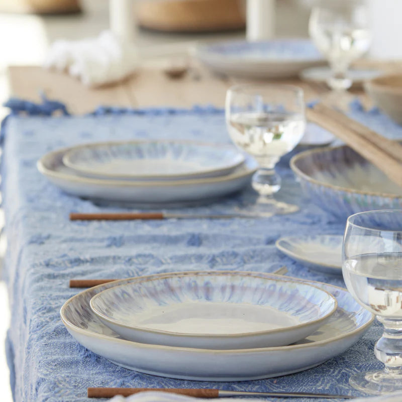 300381 Costa Nova Brisa Ria Blue Round Plate 217mm Tomkin Australia Hospitality Supplies