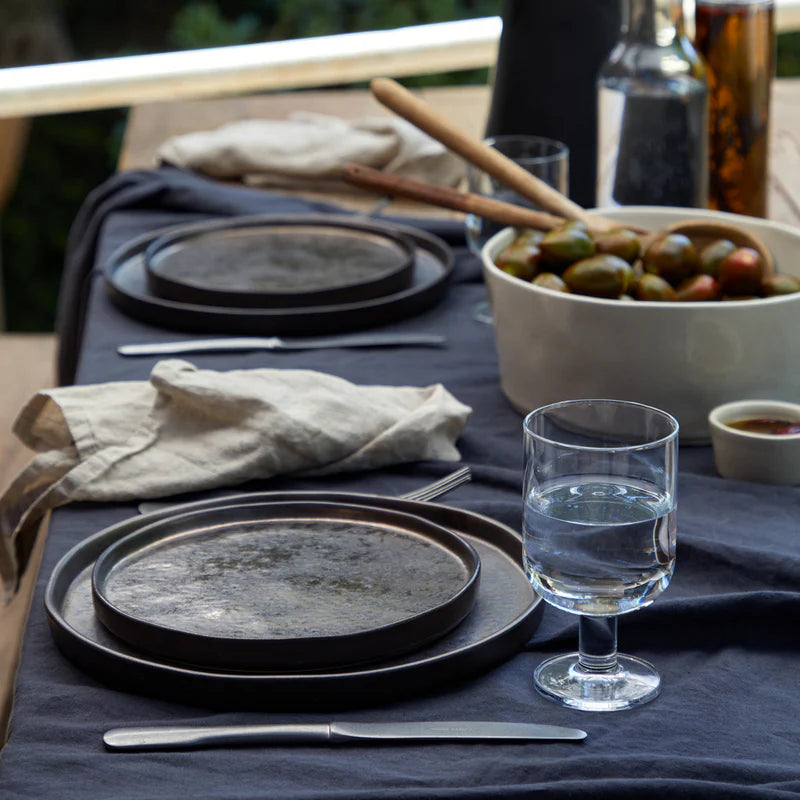 300831 Costa Nova Lagoa Metal Round Plate 272mm Tomkin Australia Hospitality Supplies