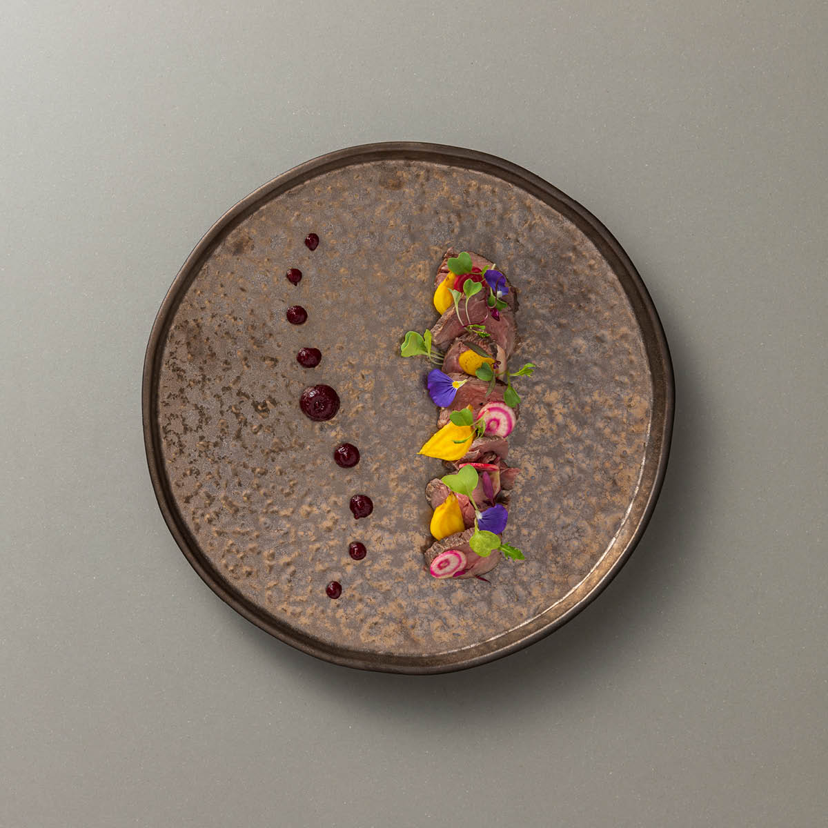 Lagoa Metal Round Plate 162mm