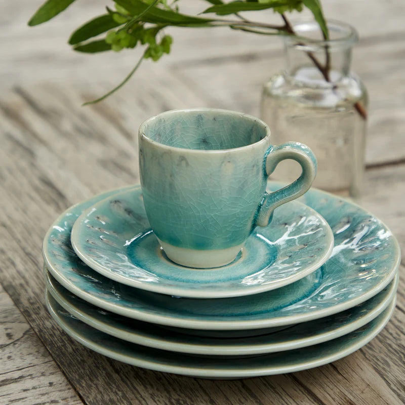 301017 Costa Nova Madeira Blue Coffee Cup & Saucer Set 80ml Tomkin Australia Hospitality Supplies