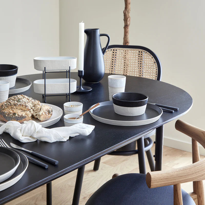 301169 Costa Nova Notos Latitude Black Serving Bowl 248mm / 3120ml Tomkin Australia Hospitality Supplies