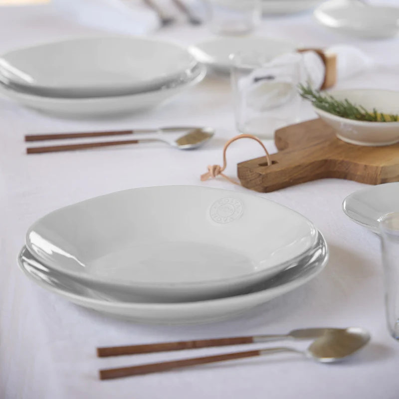 301232 Costa Nova Nova White Soup/Pasta Plate 255mm / 790ml  Tomkin Australia Hospitality Supplies