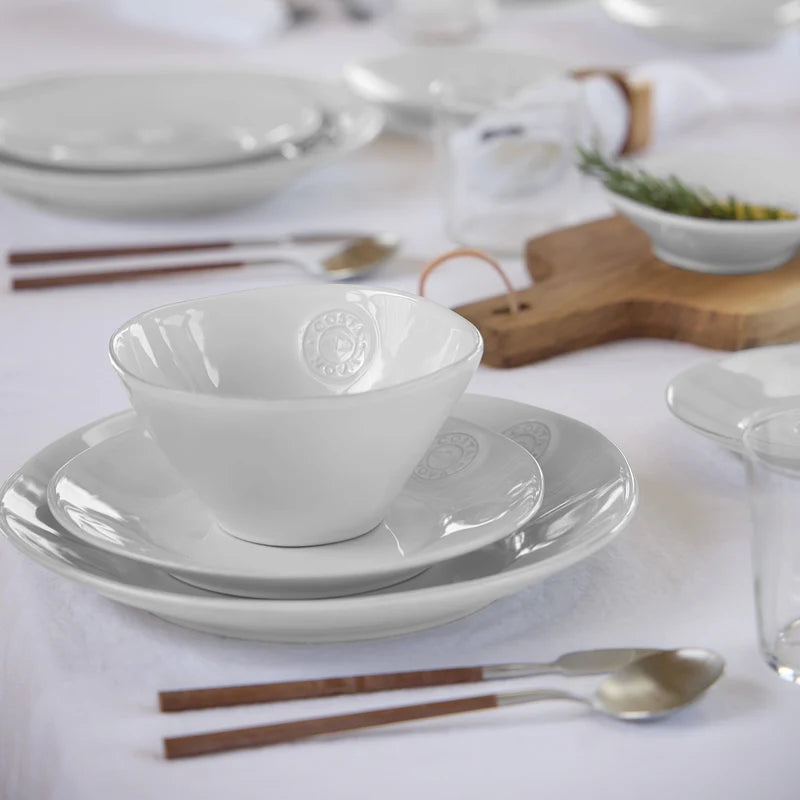 Nova White Round Plate 163x24mm