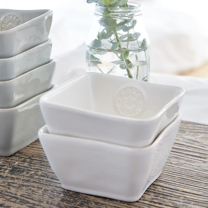Nova White Square Bowl 112x112mm / 340ml
