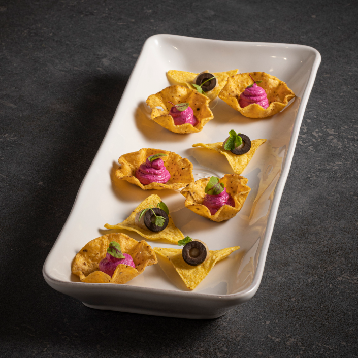 301251 Costa Nova Nova White Rectanglular Tray 372x137mm  Tomkin Australia Hospitality Supplies