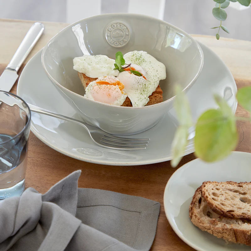 301314 Costa Nova Nova Sand Grey Round Plate 163mm Tomkin Australia Hospitality Supplies