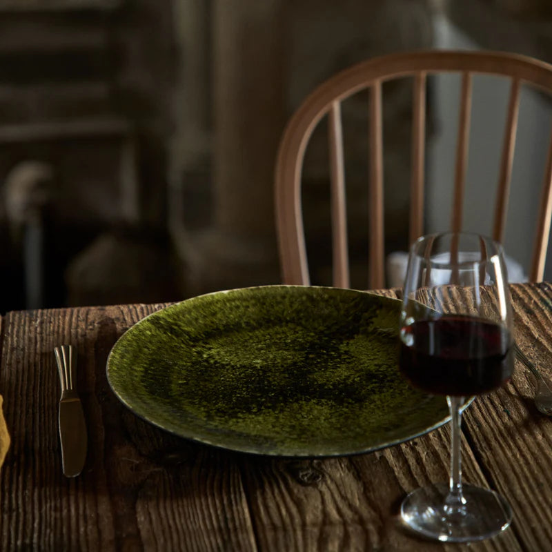 301500 Costa Nova Riviera Forets Hydrangea Leaf Plate 218x191mm Tomkin Australia Hospitality Supplies