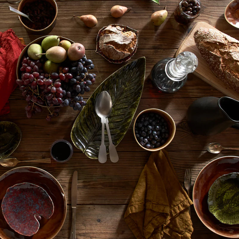 301501 Costa Nova Riviera Forets Hydrangea Leaf Plate 172x150mm Tomkin Australia Hospitality Supplies