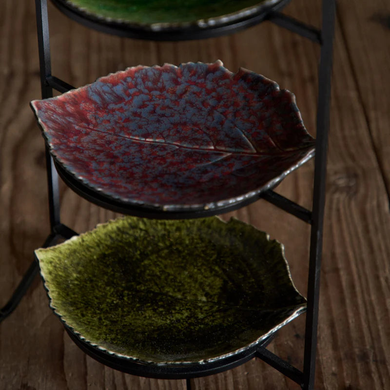 Riviera Forets Hydrangea Leaf Plate 218x191mm