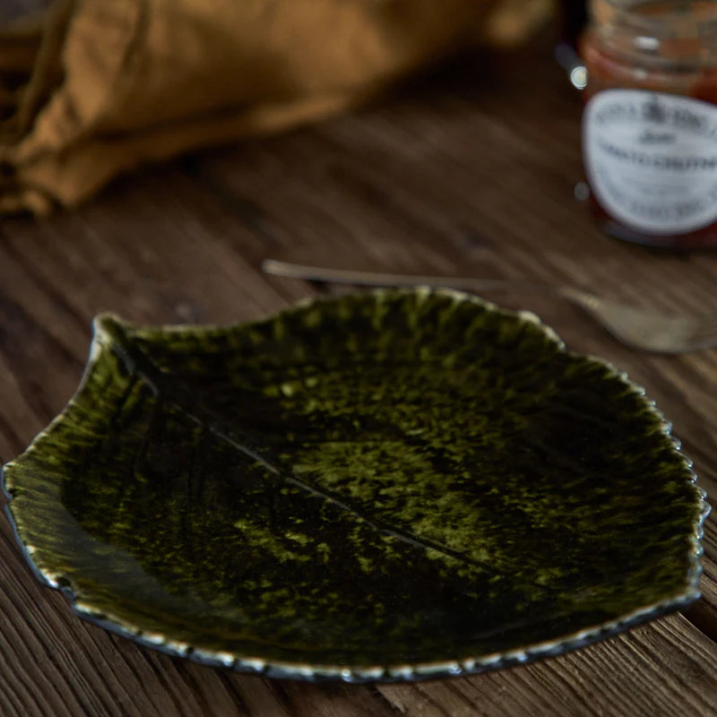 Riviera Forets Hydrangea Leaf Plate 218x191mm