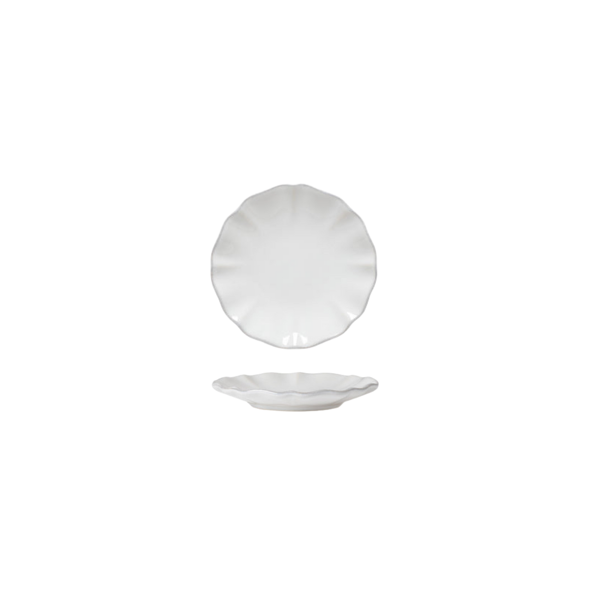 Rosa White Appetizer Plate 125mm