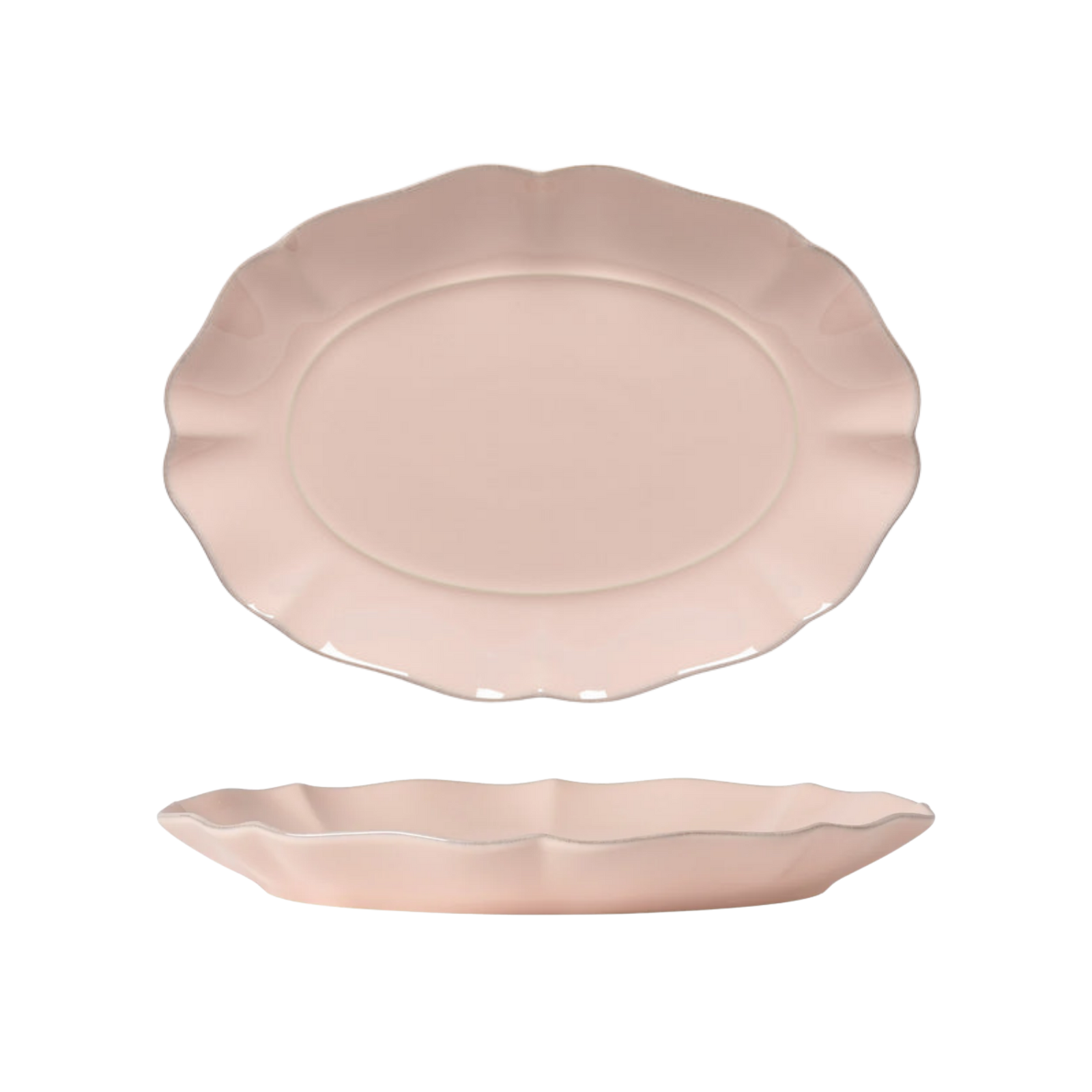 Rosa Rose Pink Oval Platter 297mm