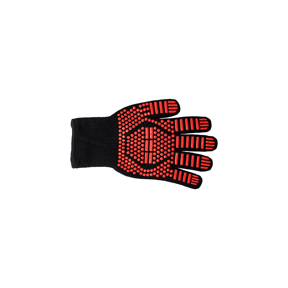 31589 Chef Inox Oven Glove Flame Retardant Red 300mm Tomkin Australia Hospitality Supplies