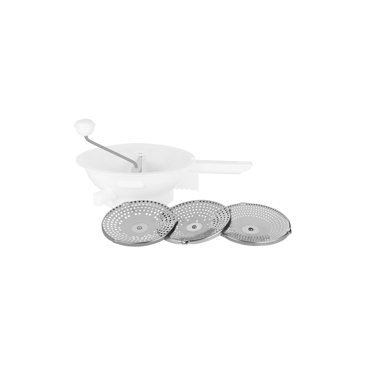 34150 Metaltex Food Mill with 3 Blades 200mm Tomkin Australia Hospitality Supplies