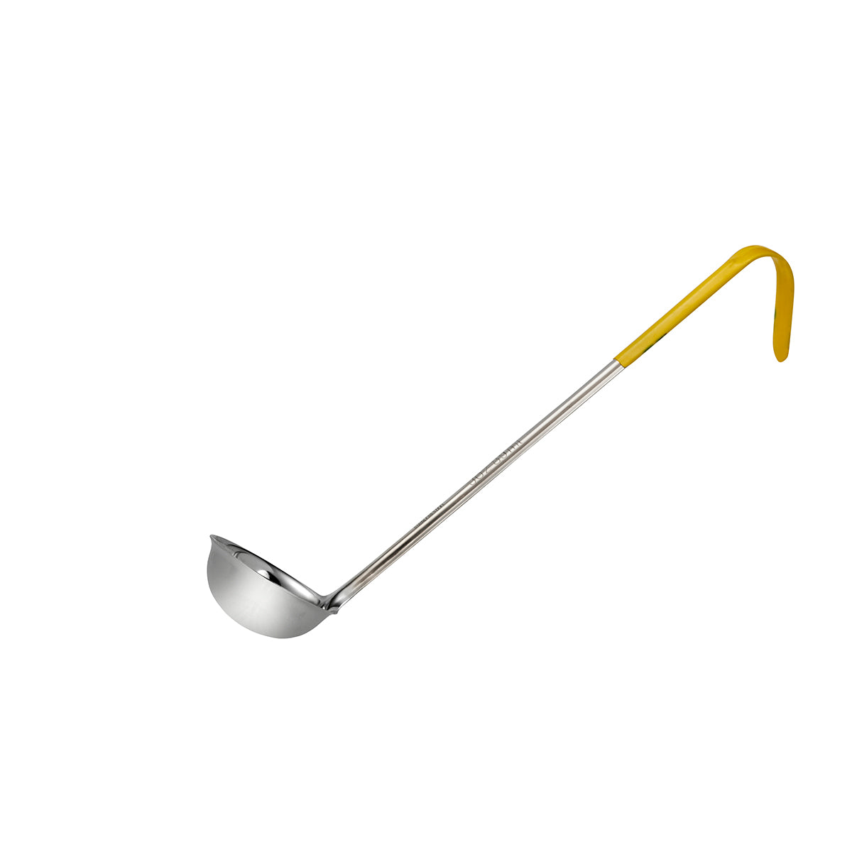 Ladle Stainless Steel Yellow Handle 90ml
