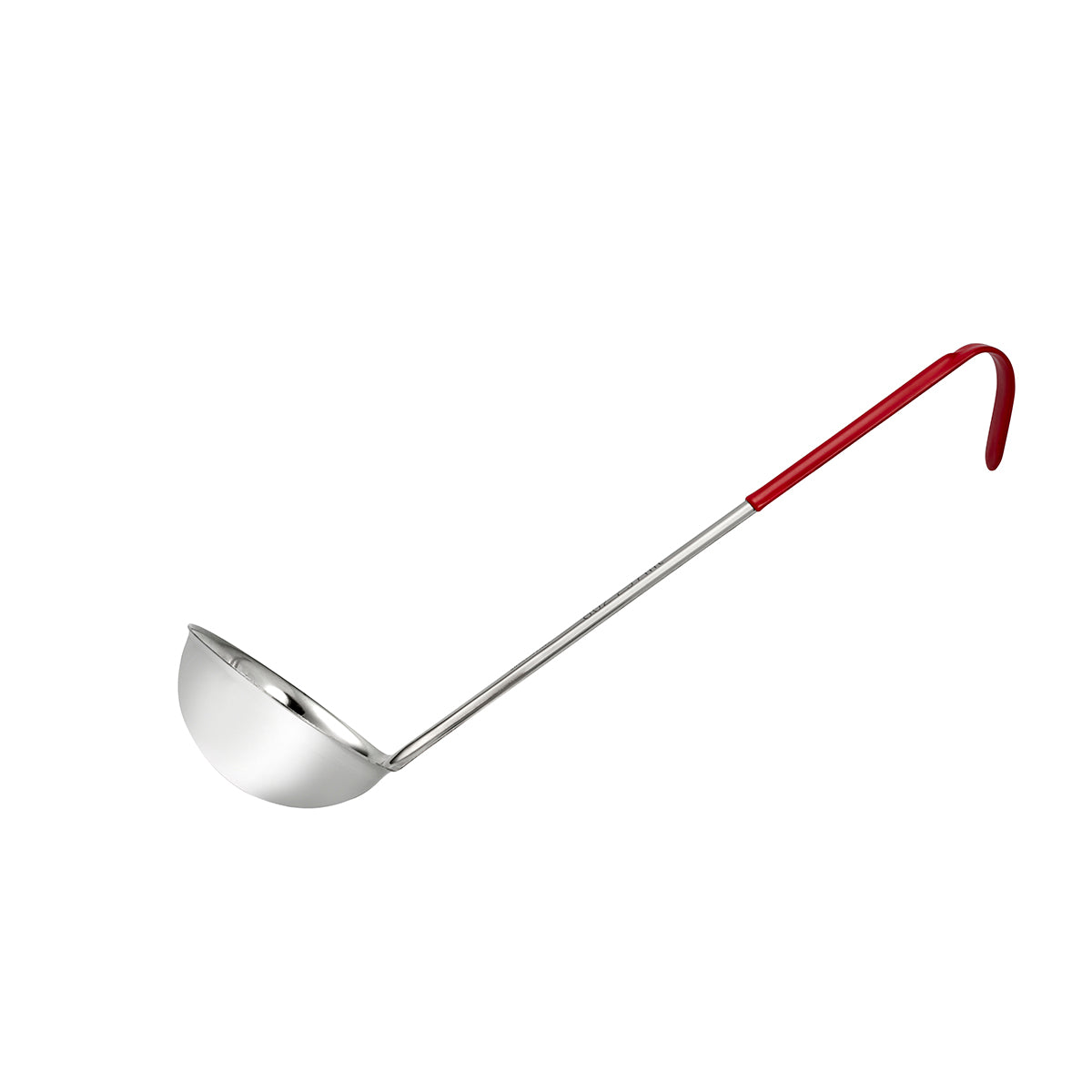 Ladle Stainless Steel Red Handle 240ml/8oz