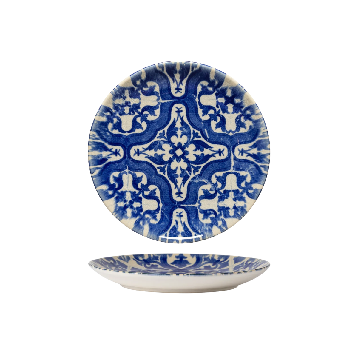 Elements Algarve Blue C Salad/Dessert Plate 219mm