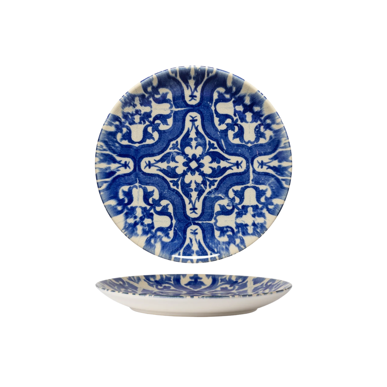Elements Algarve Blue C Salad/Dessert Plate 219mm