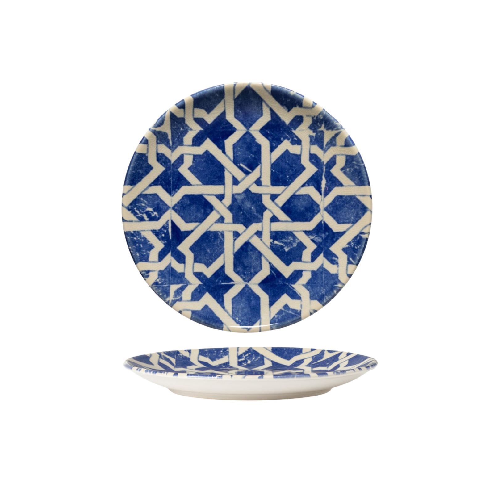 Elements Algarve Blue D Salad/Dessert Plate 219mm