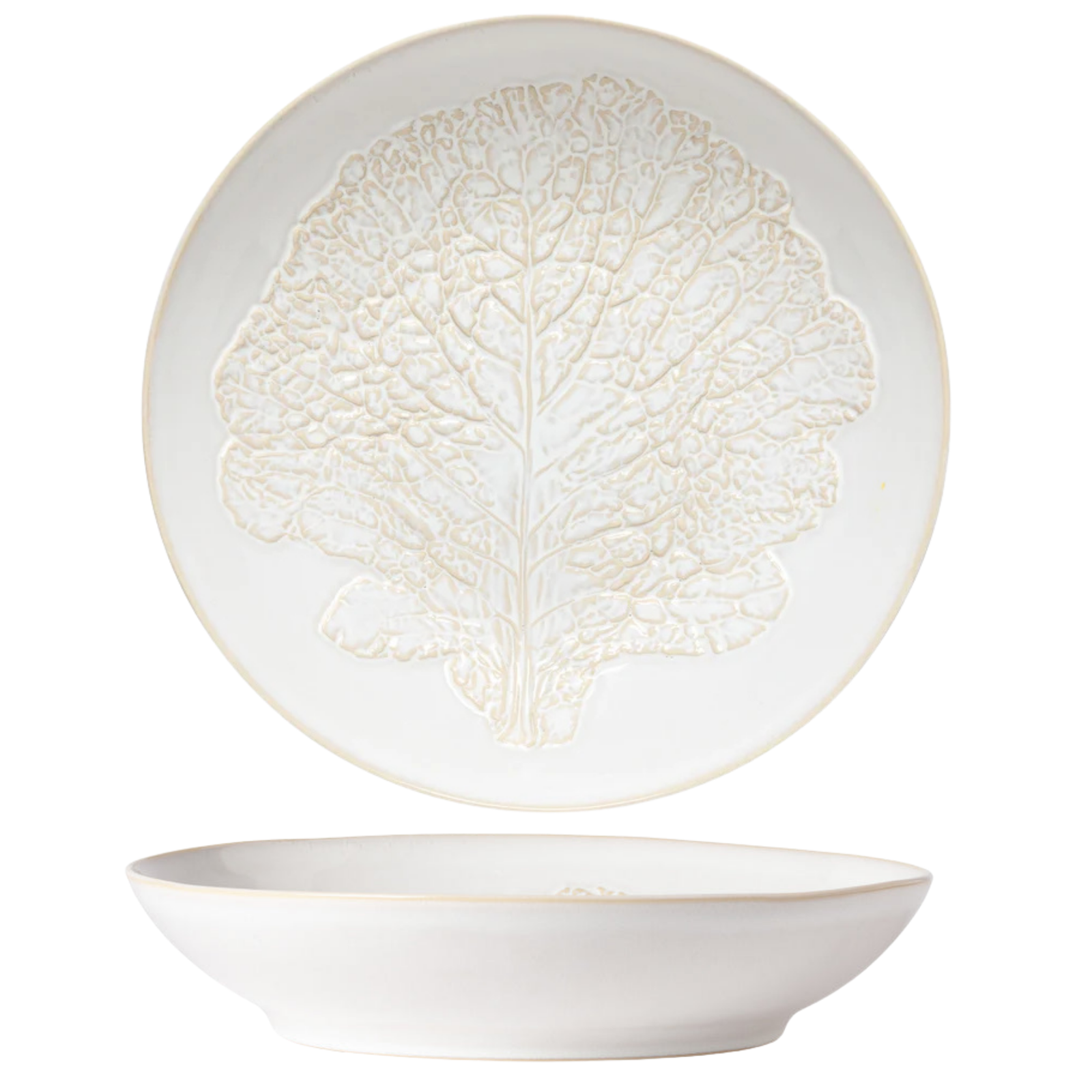 Silvina Fennel White Pasta/Serving Bowl 340mm