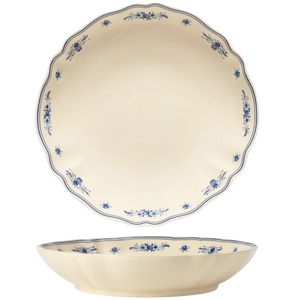Vila Beige-Blue Pasta/Serving Bowl 340mm