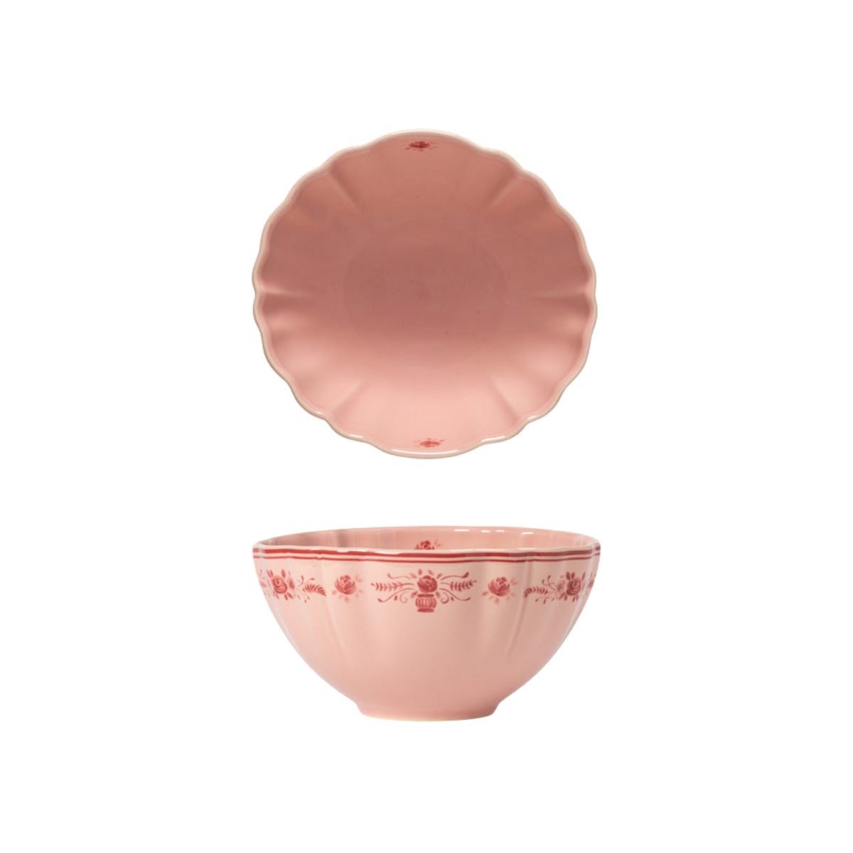 Vila Pink-Red Soup/Cereal Bowl 162mm