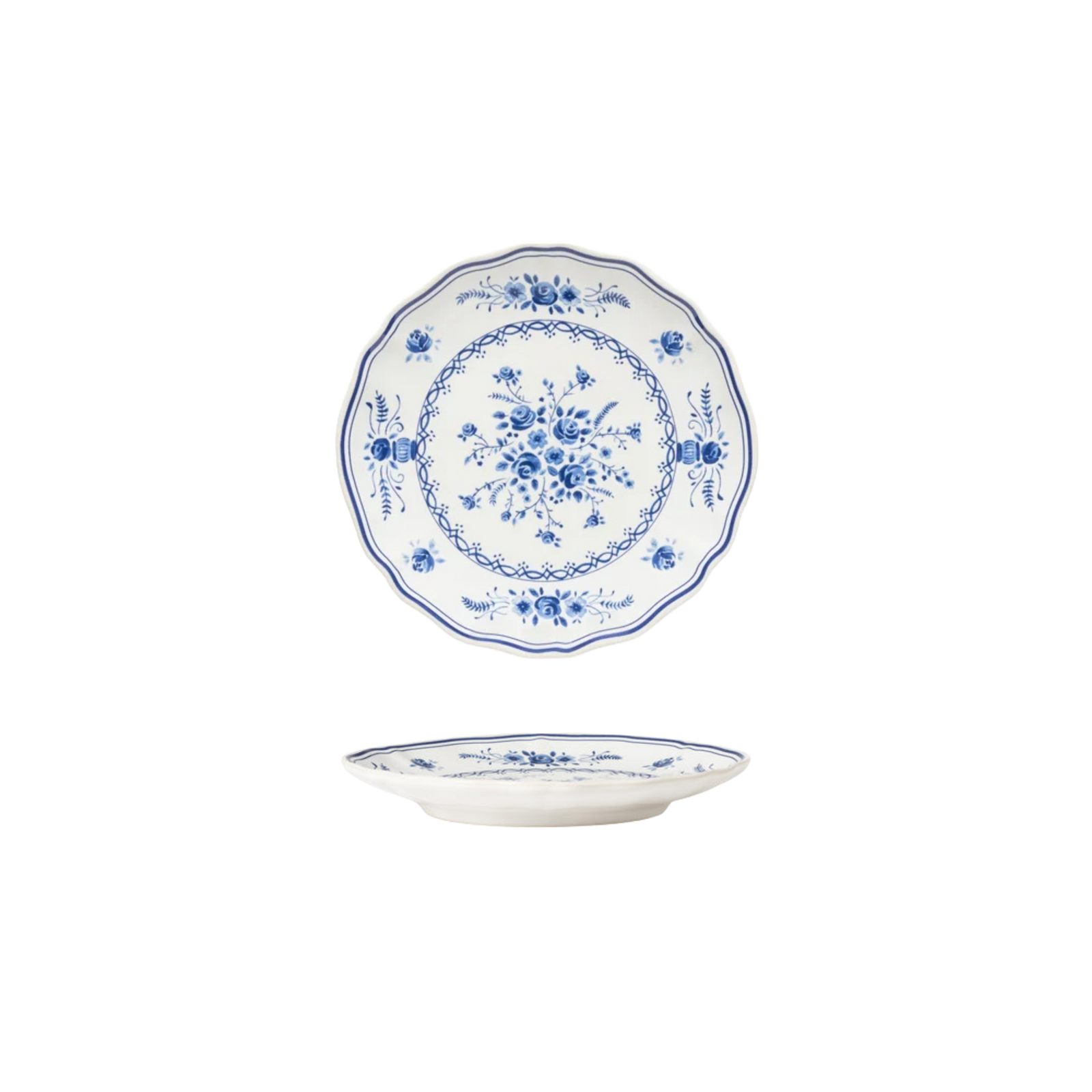 Vila White-Blue Appetizer Plate 168mm