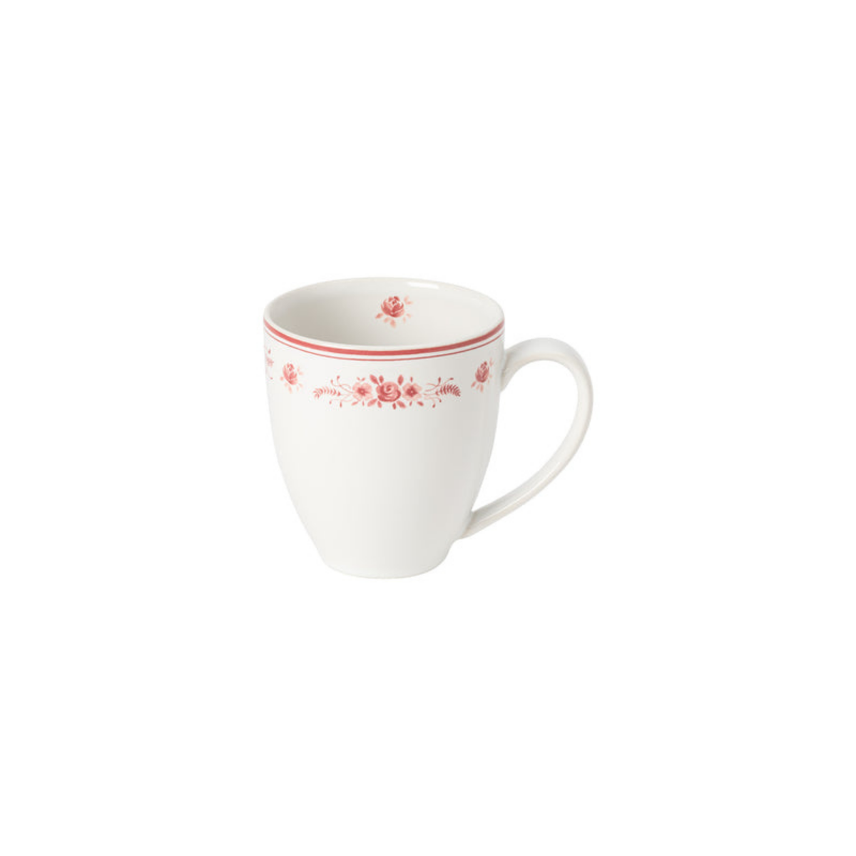 Vila White-Red Mug 409ml